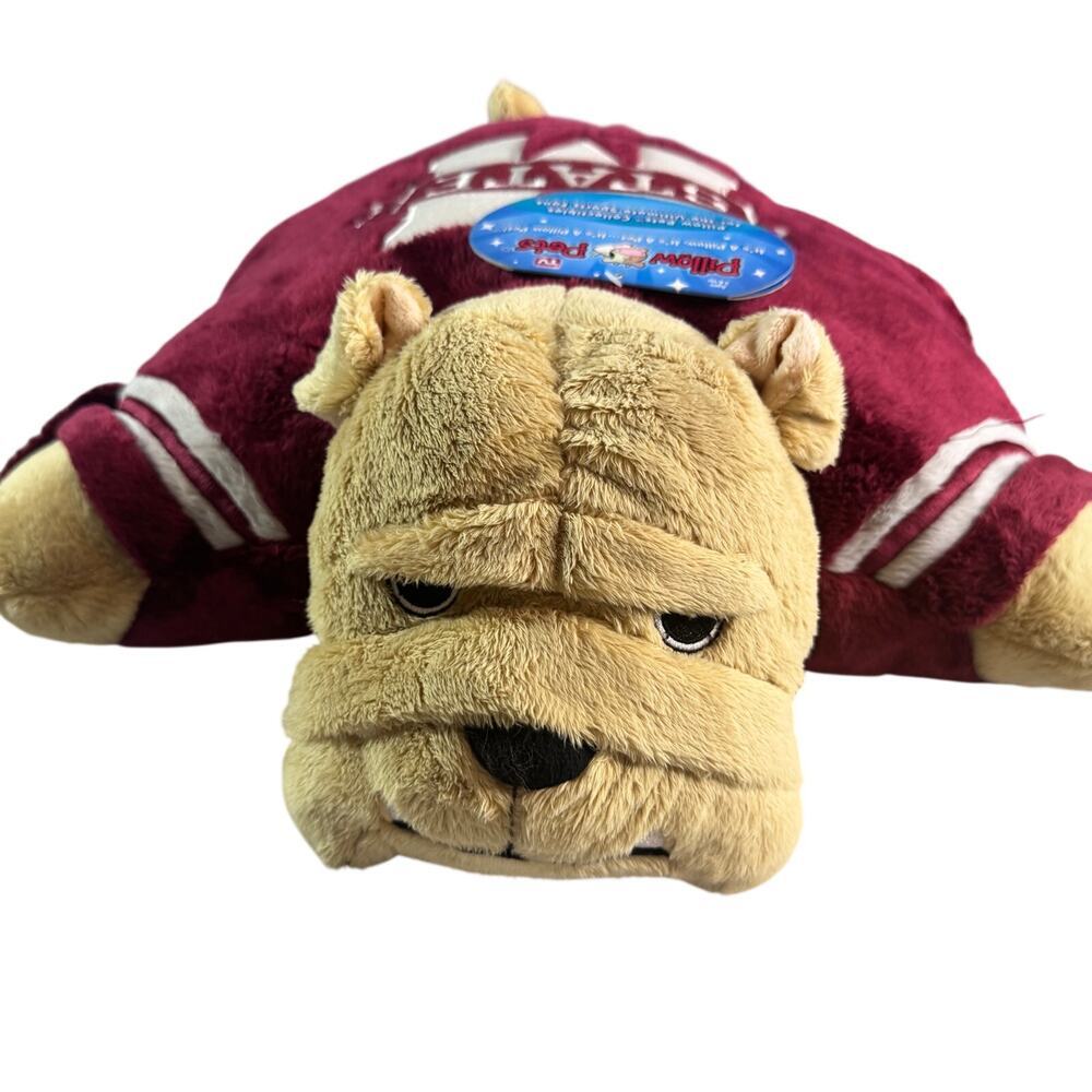 Mississippi State Bulldogs Pillow Pets Plush Mascot NWT 18" Pillow Pet NCAA